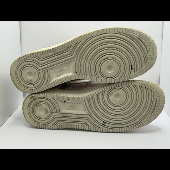 Nike Air Force 1 Low Floral Pink Grey Sneakers Women's Size 8.5‎ AO1017-102 - Picture 9 of 10